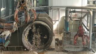 Drum Screen in waste paper stock preparation system