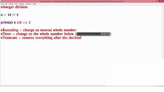 Python Daily Lesson 4 - Integer Division