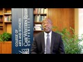 CWRU College of Arts and Sciences Emerging Scholars Program - Steve Haynesworth