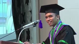 Sambutan Wisudawan Universitas YARSI April 2018