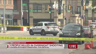 Three killed, three injured in north Columbus shooting