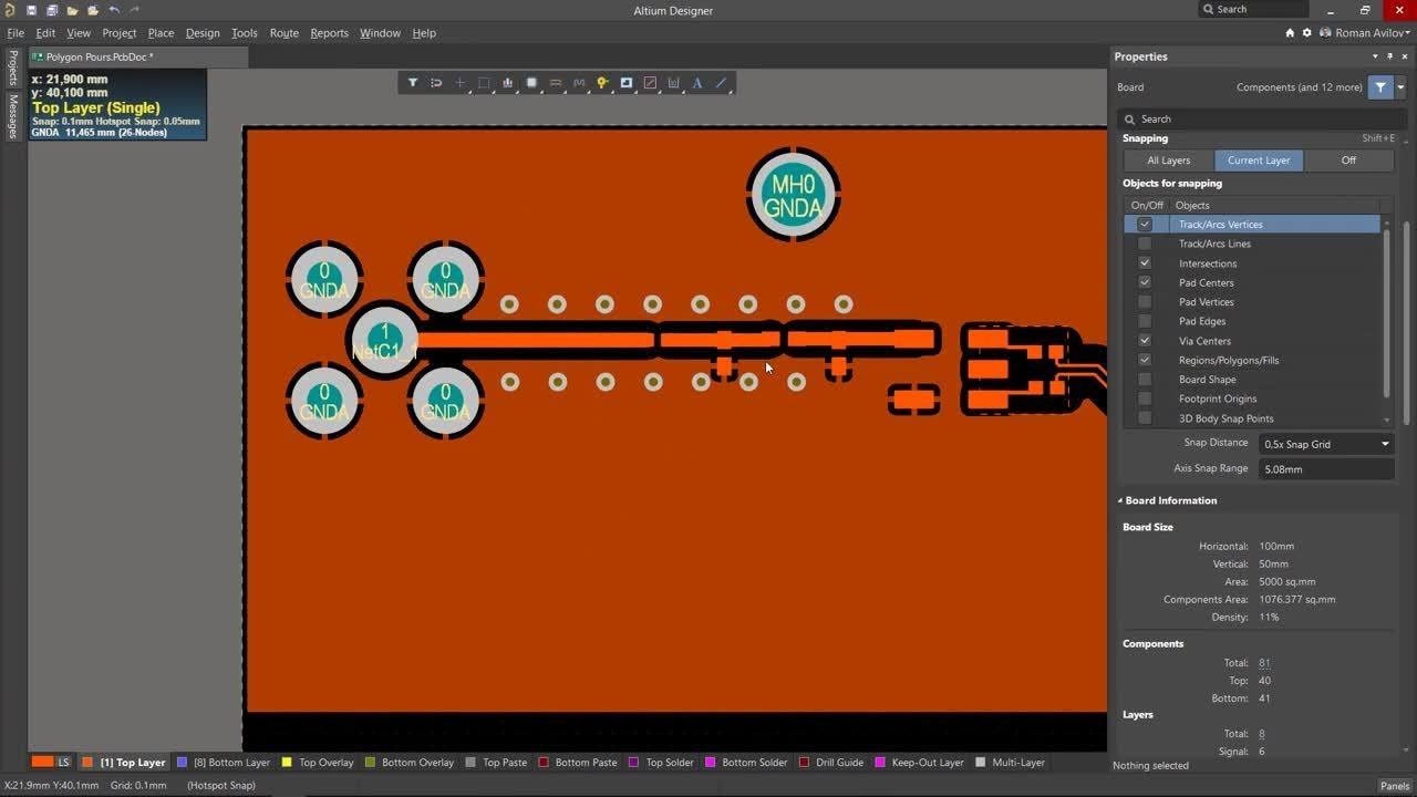 Polygon Pour In Altium Designer | PCB Routing - YouTube