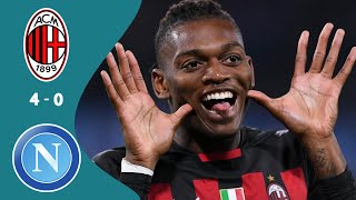 مباراة لتاريخ🔥🔥 ميلان و نابولي 4-0 الدوري الإيطالي بجنون فارس عوض