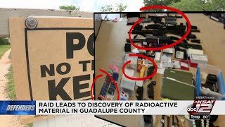 Video: Radioactive raid: Cesium, guns, IDs recovered from Guadalupe County man's home