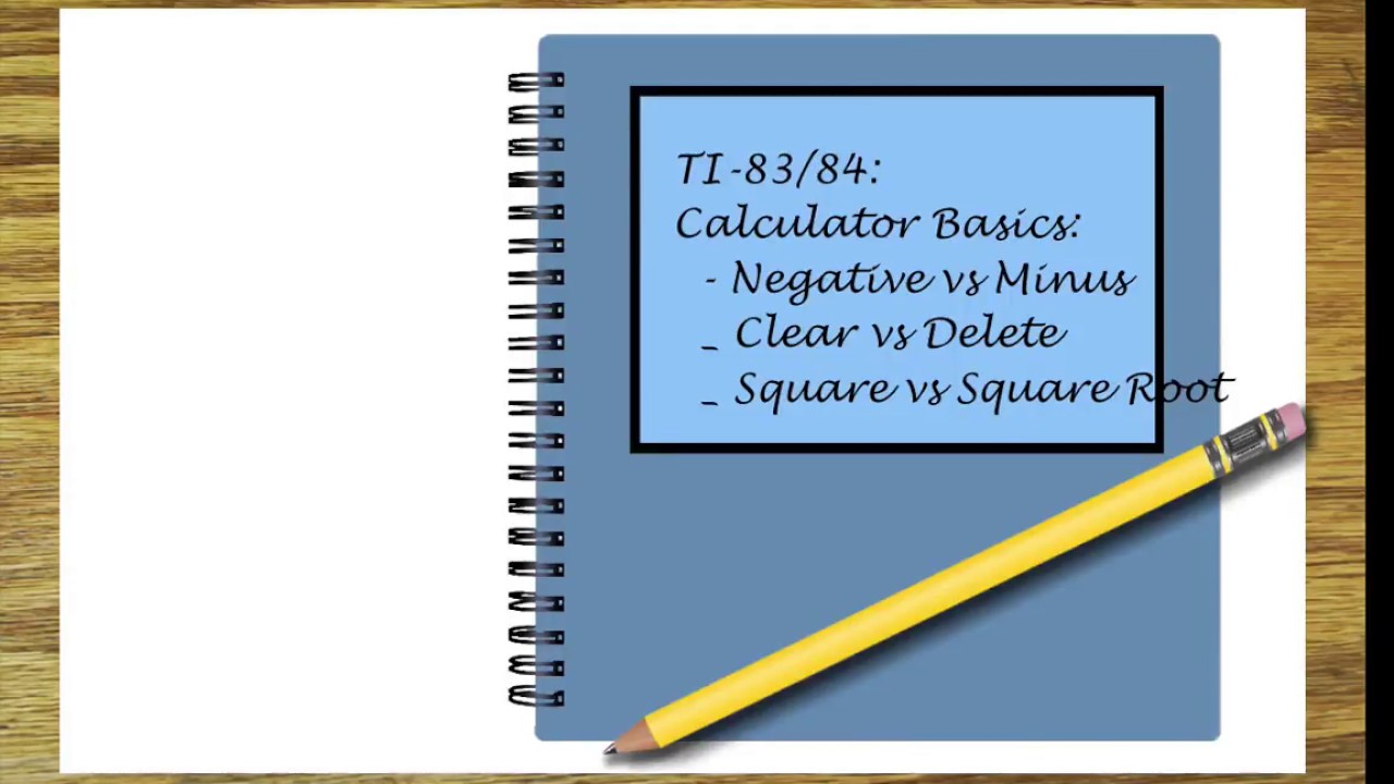 Calculator Basics Youtube