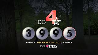 DC LOTTERY Midday 12/24/2021