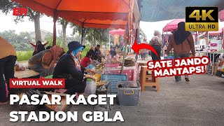 RAMAI! Menjelang Bulan Puasa Ramadhan di Pasar Kaget Stadion GBLA Gedebage | #ERWALK4K