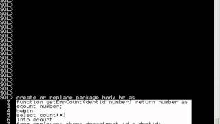 Oracle PLSQL Training | How to Create an Oracle PL-SQL Package Specification | Video Tutorial