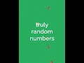 Making random numbers MORE random