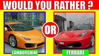 Would You Rather Car Edition | Car Brands Quiz