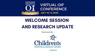 Welcome Session and Research Update (OIF Virtual Conference 2020)
