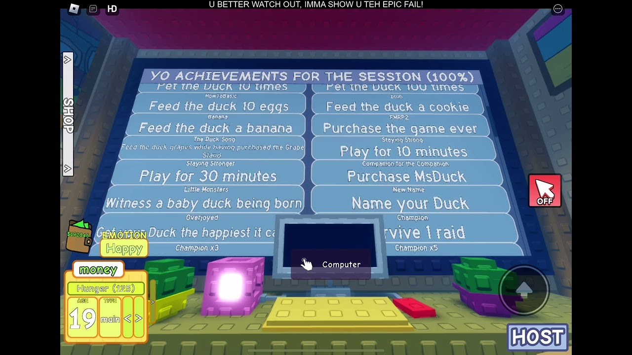 Roblox Raise A Ducky All Achievements October 2023 - YouTube