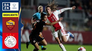 HIGHLIGHTS | Roma vs. Ajax (UEFA Women's Champions League 2023-24 Matchday 2)