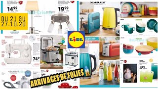 BON PLAN LIDL😱 CATALOGUE DU 21 AU 27.10.20 ARRIVAGE DE FOLIES..