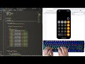 ASMR Programming - iPhone (IOS) Calculator Coding with JS (OOP) - no Talking