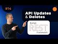 Django REST Framework - Updating & Deleting data