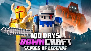 I Survived 100 Days of DAWNCRAFT [FULL MOVIE]