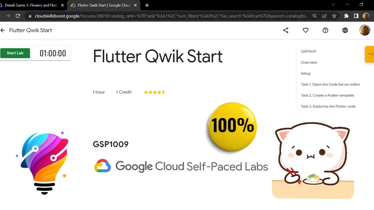 Flutter Qwik Start Gsp1009 Solution Youtube