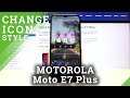 How to Change Icon Shape in MOTOROLA Moto E7 Plus – Find Icon Customization Options