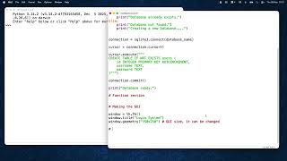 Python Login with Tkinter and SQL