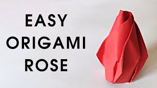 Origami ROSE by Tadashi Mori | How to make a paper rose