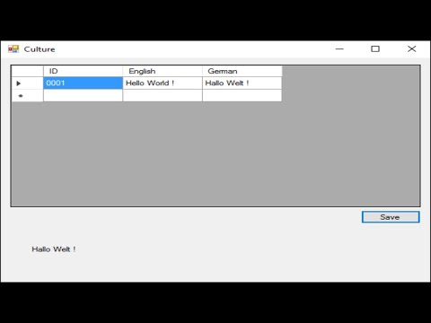 C# Tutorial - How to create multi language using Resource Manager and Culture Info | FoxLearn C# Tutorial - How to create multi language using Resource Manager and Culture Info | FoxLearn