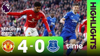 Manchester United 4 - 0 Everton | 2024/25 Premier League Highlights | #TimeWiFi7