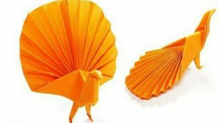 How to made a paper peacock.