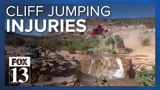 Multiple southern Utah cliff jumping rescues over the weekend