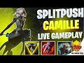 SplitPush Camille Is A Menace! - Wild Rift HellsDevil Plus Gameplay