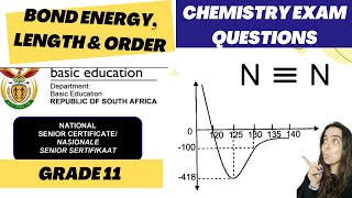 Grade 11 Chemistry Bond Energy and Bond length Exam Questions