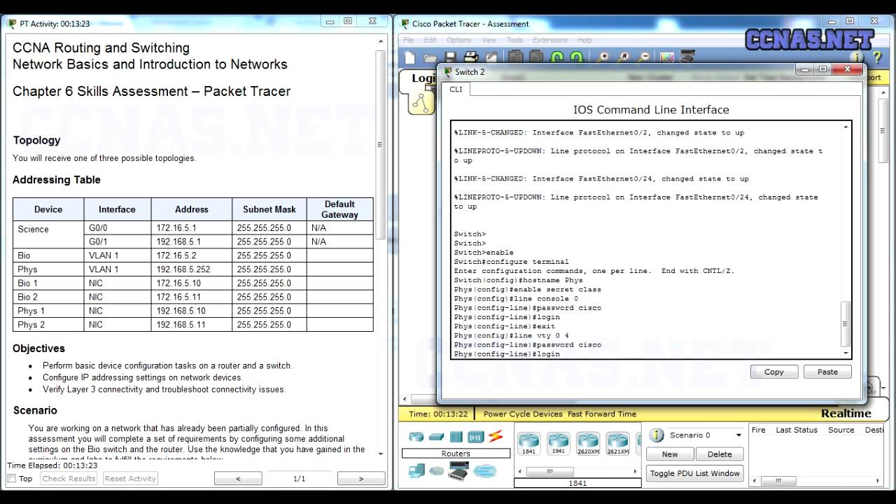 Itn Practice Skills Assessment Packet Tracer Type B