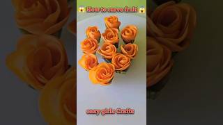 5 minute crafts food | How to Carve Fruit Very Fast and Beauty | #youtubeshorts #trending #shorts