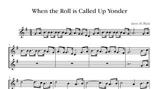 When the Roll is Called Up Yonder - Trumpet Hymn Duet