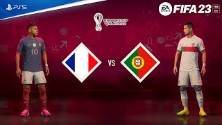 FIFA 23 - France vs Portugal - World Cup Qatar Final 2022 | PS5™ Gameplay [4K60fps]