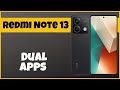 Dual Apps Xiaomi Redmi Note 13 || How to use dual apps || How to install dual apps || Dual apps