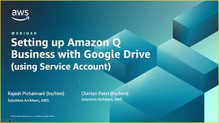Setting up Google Drive as your data source for Amazon Q Business | Amazon Web Services