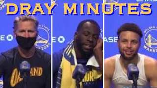 📺 Kerr/Curry/Draymond: ramping up minutes; Green felt he got into a rhythm Q3 but subbed out