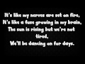 The Wanted - Mad man Lyrics