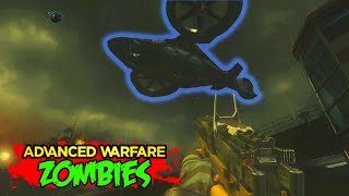 EXO ZOMBIES - SECOND EASTER EGG ENDING ON OUTBREAK TUTORIAL & ALL GOLD TROPHIES! (Advanced Warfare)