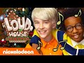 IRL Loud House Christmas Movie Theme Song! 🎄🎵 | Nickelodeon