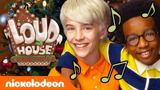 IRL Loud House Christmas Movie Theme Song! 🎄🎵 | Nickelodeon