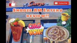 The SNOOZE AM EATERY Review! GREAT Breakfast Eatery By Disneyland!