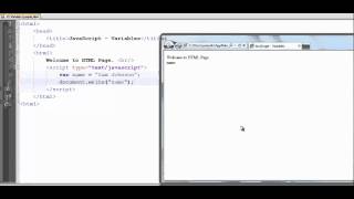 JavaScript Tutorial #2 - Working with Variables