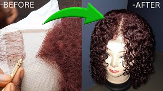 DiY: How to VENTILATE a 4*4 lace closure from scratch | VERY DETAILED