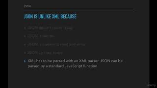 JSON Javascript Object Notation 65 JSON vs XML
