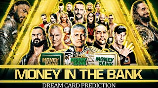 WWE Money in the Bank 2024 Dream Card Predictions V2🏆💥