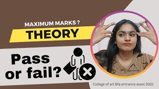 college of art theory! maximum passing marks for BFA entrance exam 2022 @StartwithArt1 #bfa #art