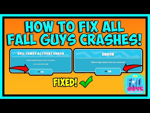 HOW TO FIX ALL FALL GUYS CRASHES AND ERRORS! *NEW*