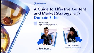 [Webinar] A Guide to Effective Content and Market Strategy with Domain Filter